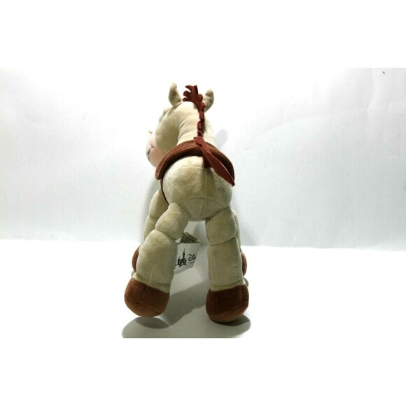 Disney Parks Authentic Bullseye Toy Story Poseable 10" Tan Horse Suede Plush EUC - Picture 4 of 9